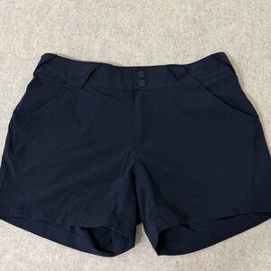 Columbia PFG Women’s Fishing Shorts Black Outdoor Hiking Size 8
